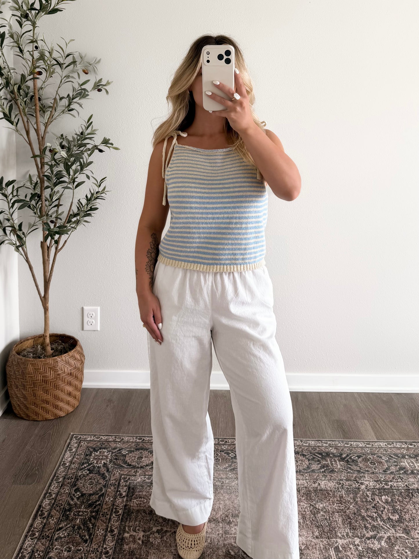 Blueberry Lemonade Knit Tank