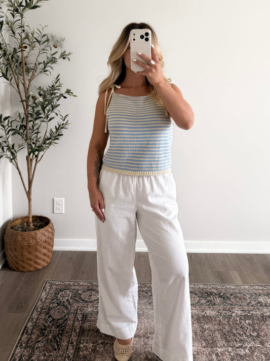 Blueberry Lemonade Knit Tank