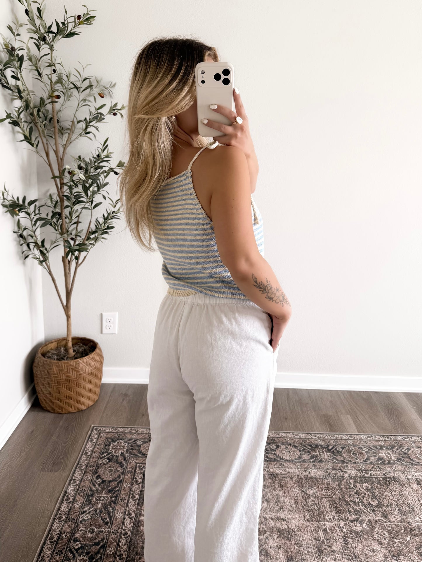 Blueberry Lemonade Knit Tank