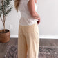 Lacewood Ruffle Top / White