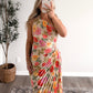 Florence Floral One Shoulder Derss