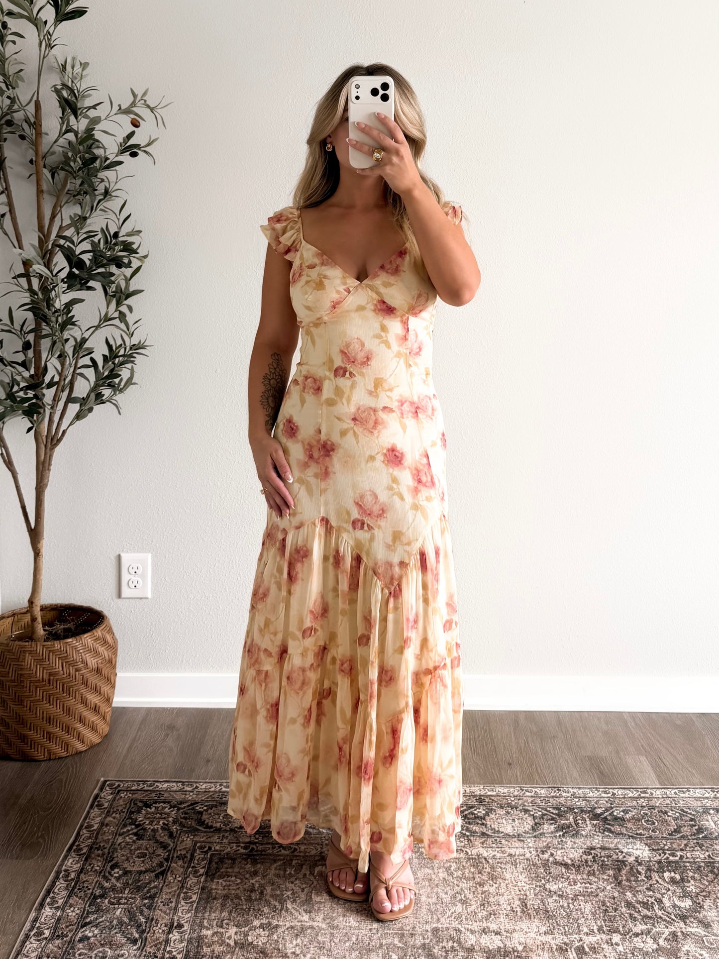 Toast to Love Floral Maxi Dress