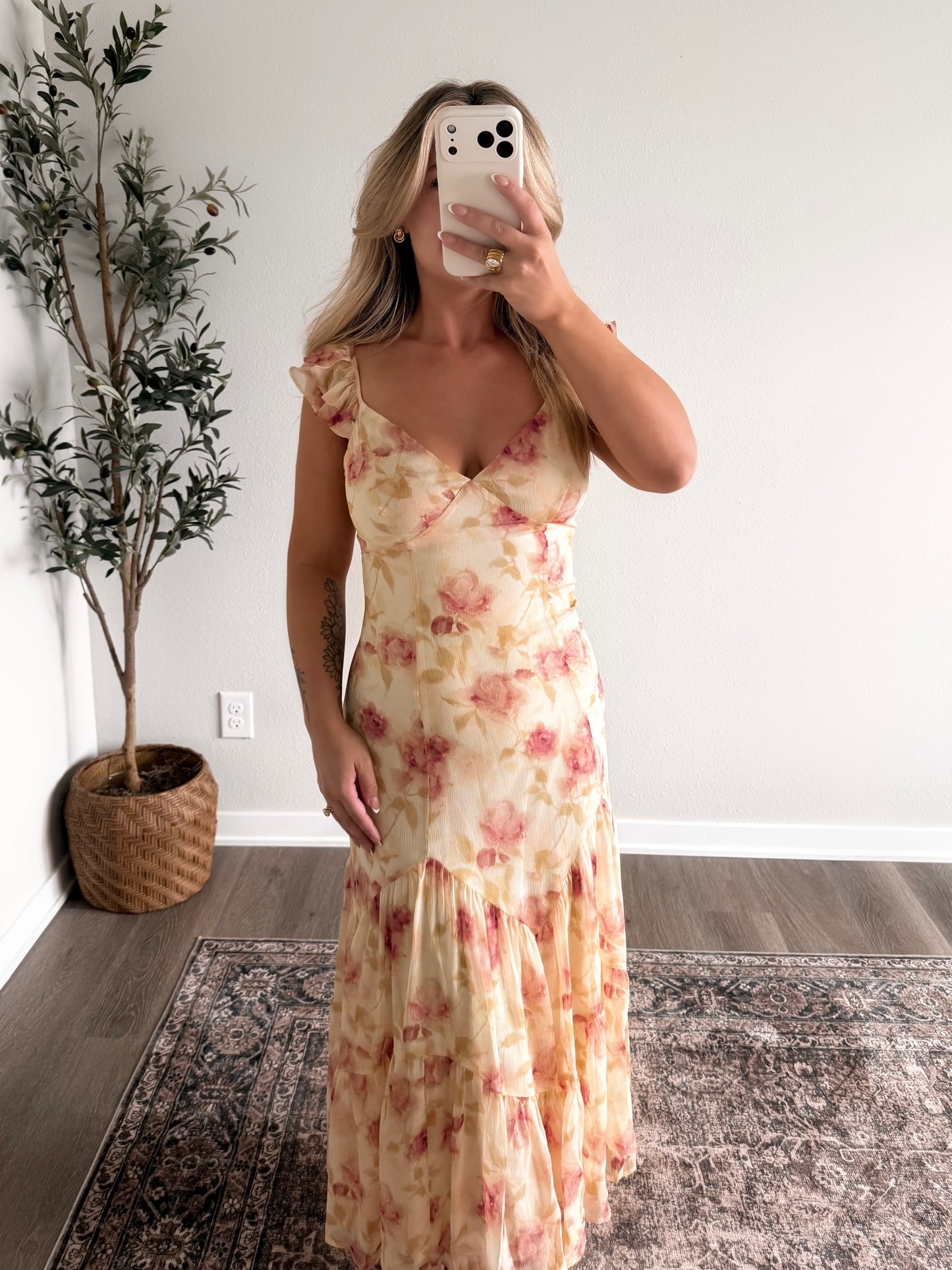 Toast to Love Floral Maxi Dress