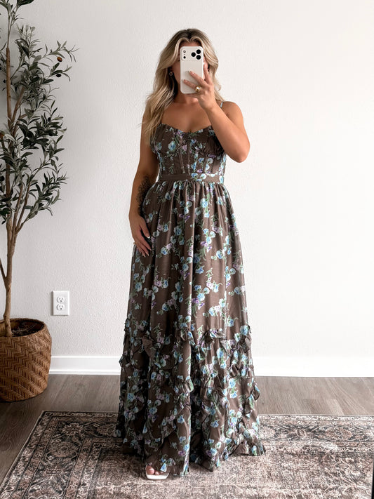 Daphne Floral Maxi Dress