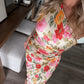Florence Floral One Shoulder Derss