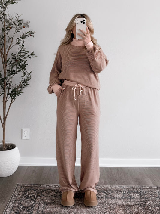 Strawberry Milk Lounge Set (Tall Friendly)