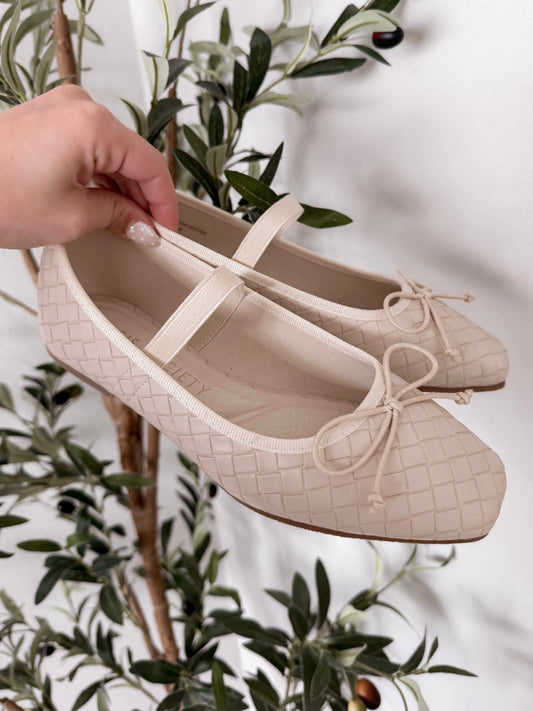 Logan Woven Ballet Flat