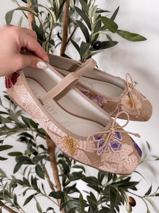 London Floral Ballet Flat