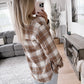 Corn Field Button Down Flannel / Taupe