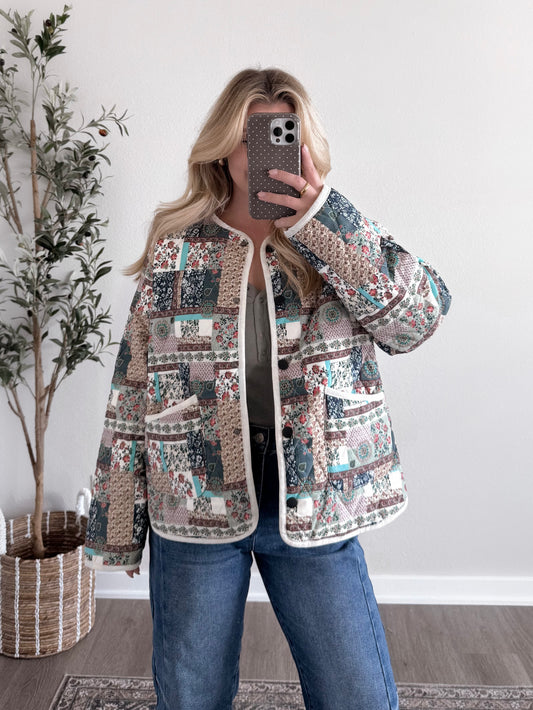 Clove Meadow Quilted Jacket