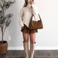 Marshmallow Cream Soft Knit Sweater (Restocking 10.26)