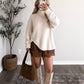 Marshmallow Cream Soft Knit Sweater (Restocking 10.26)