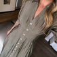 Pear Cider Gingham Maxi Dress