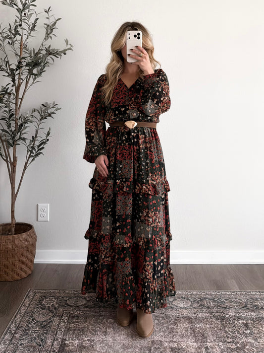 Wildwood Patchwork Maxi Dress