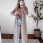 Beige Open Knit Cardigan