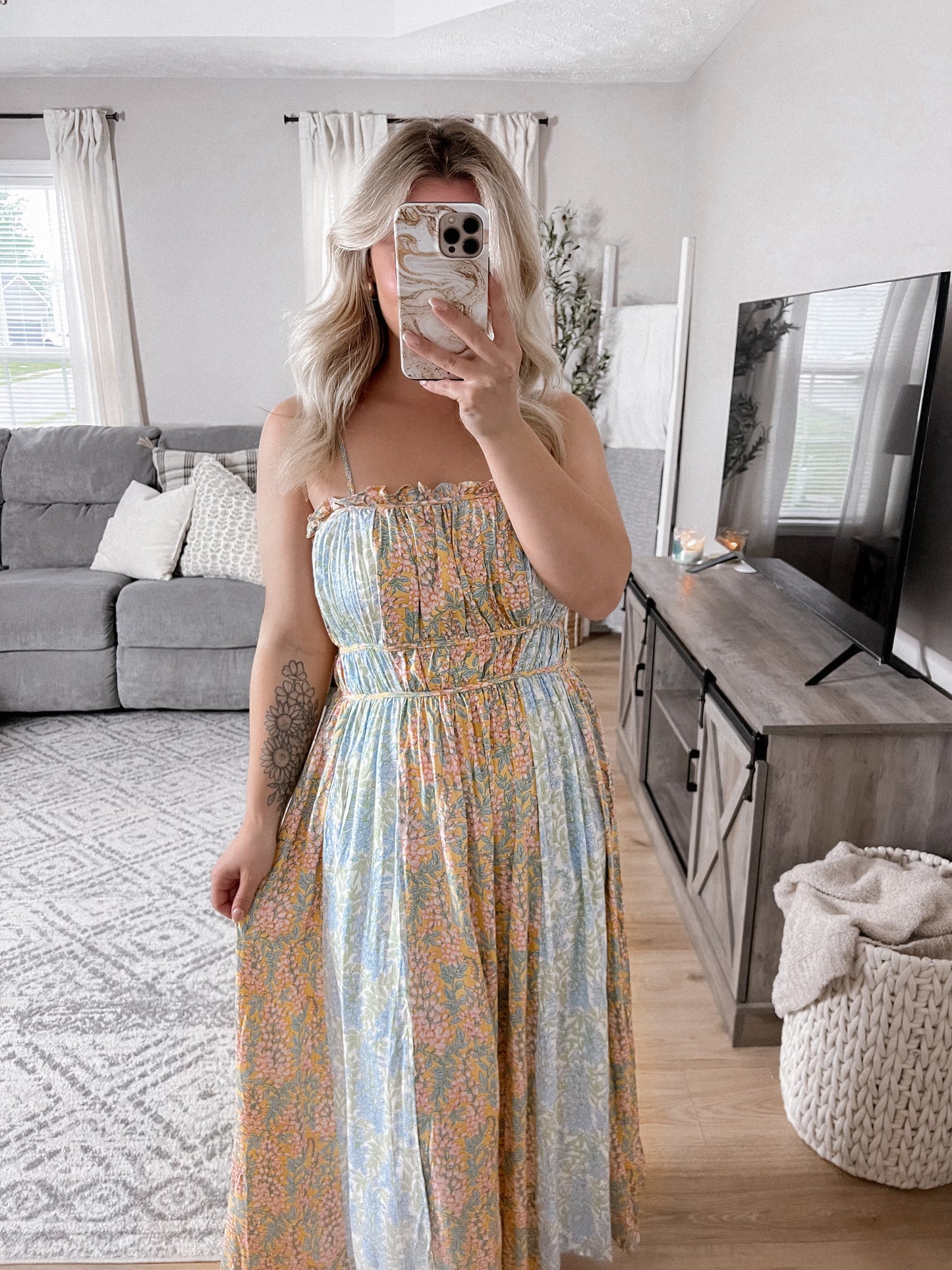 Fresca Floral Midi Dress