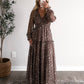 Forever Autumn Floral Maxi Dress