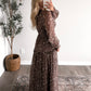 Forever Autumn Floral Maxi Dress