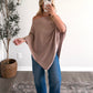 Lilia Knit Poncho Top / Dusty Mauve (Restocking 7.27)