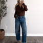 Blaire High Rise Barrel Jean