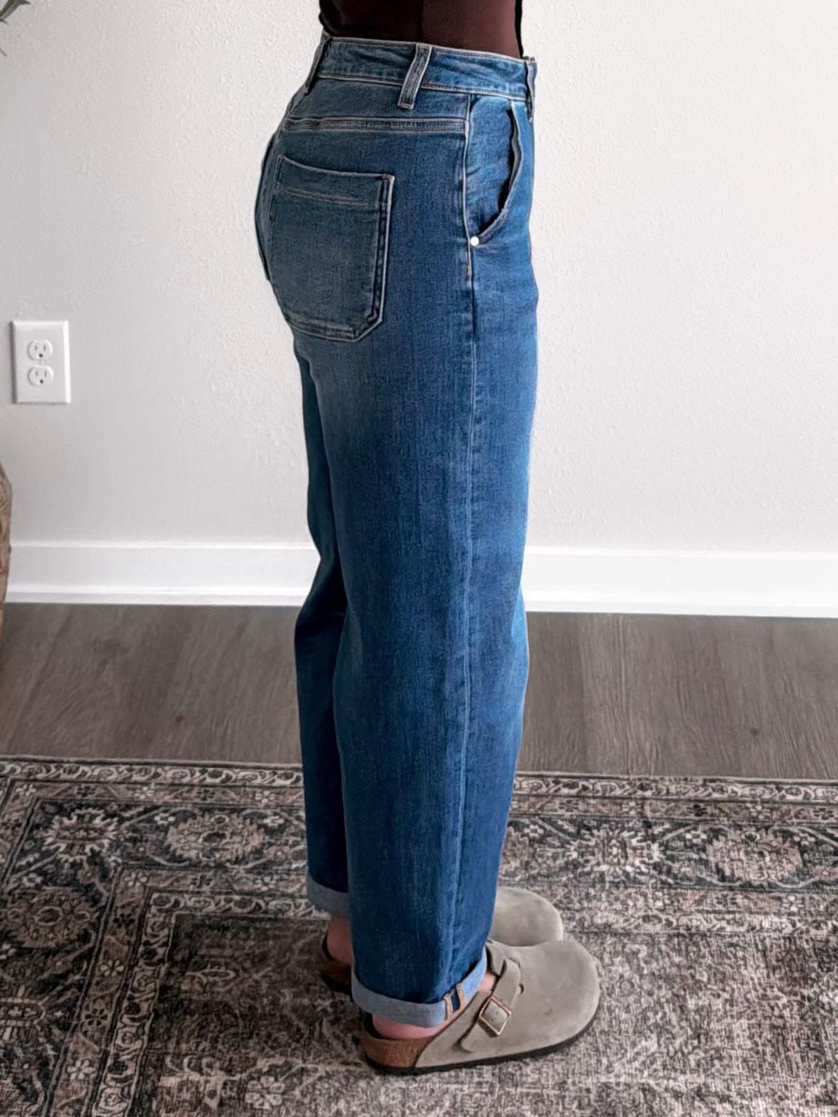 Blaire High Rise Barrel Jean