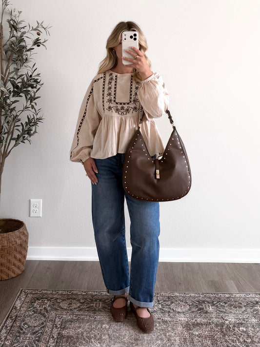 Fall Faculty Embroidered Top