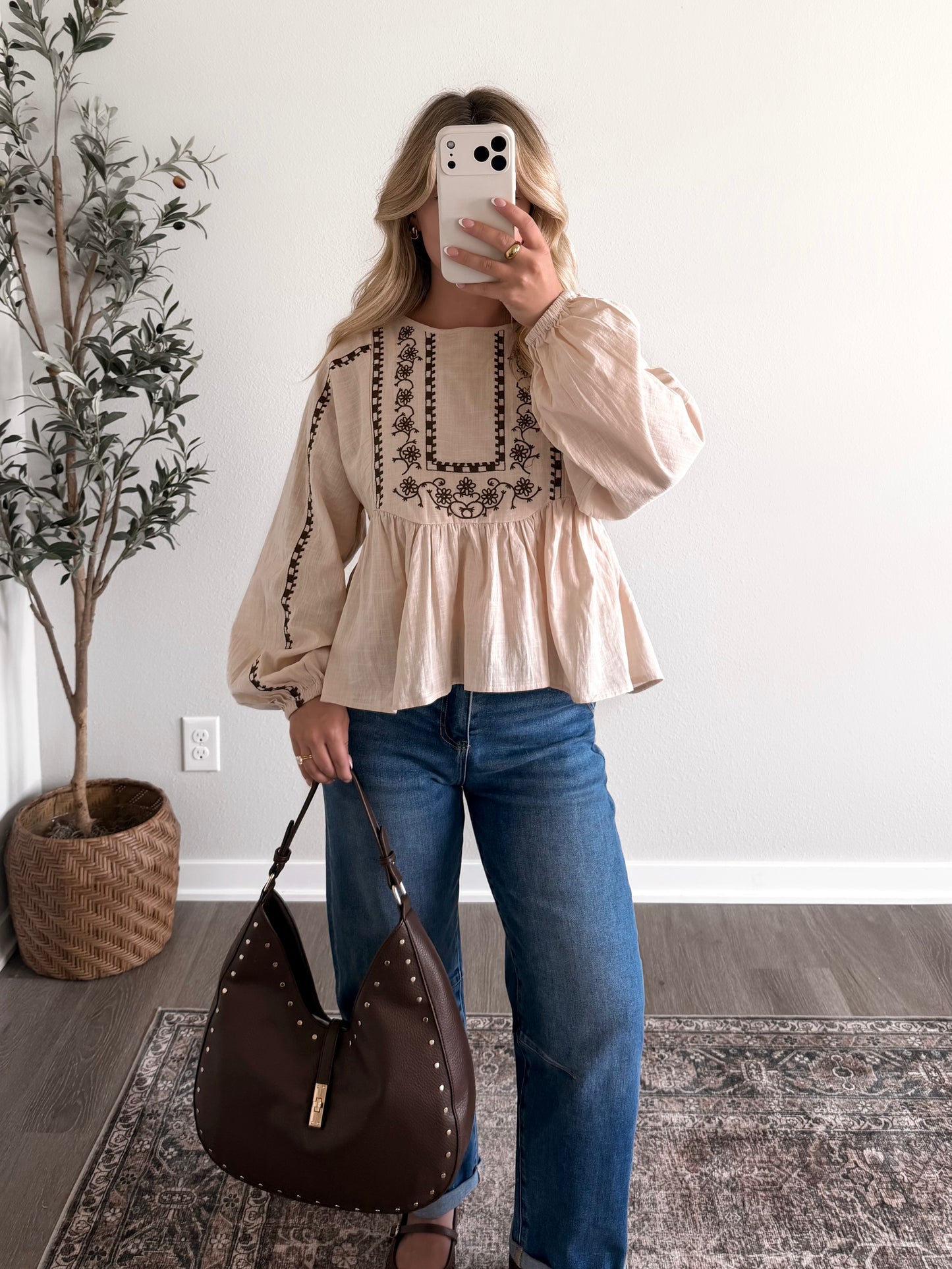 Fall Faculty Embroidered Top