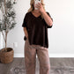 Everyday Favorite Knit Top / Espresso (Restocking 7.27)