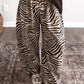 Zebra On Repeat Lounge Barrel Pant (Restocking Early Oct)