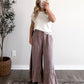 Welcome Back Lace Hem Top / Ivory