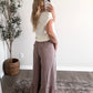 Muted Muse Lace Ruffle Pant