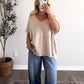 Everyday Favorite Knit Top / Oat (Restocking 7.27)