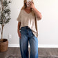 Everyday Favorite Knit Top / Oat (Restocking 7.27)