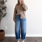 Augie Knit Button Cardigan / Beige (Restocking Mid August)