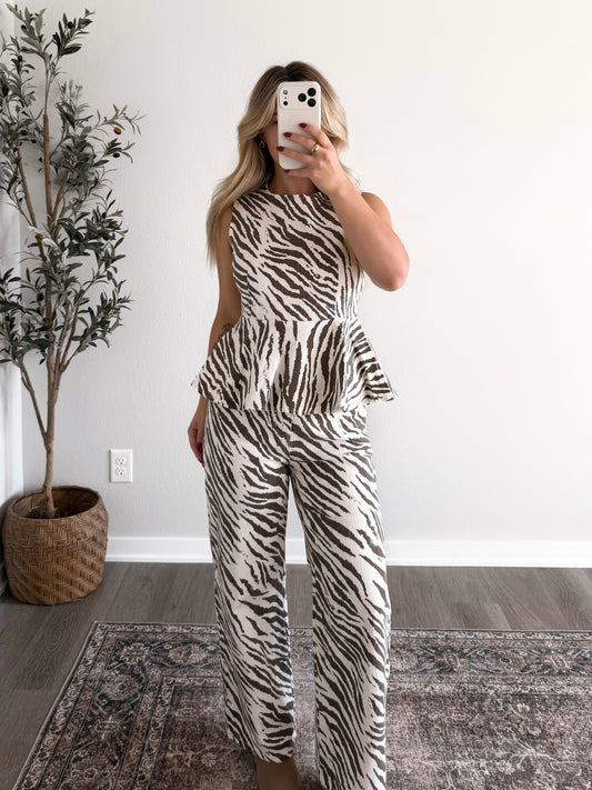 Wild Thing Peplum Top