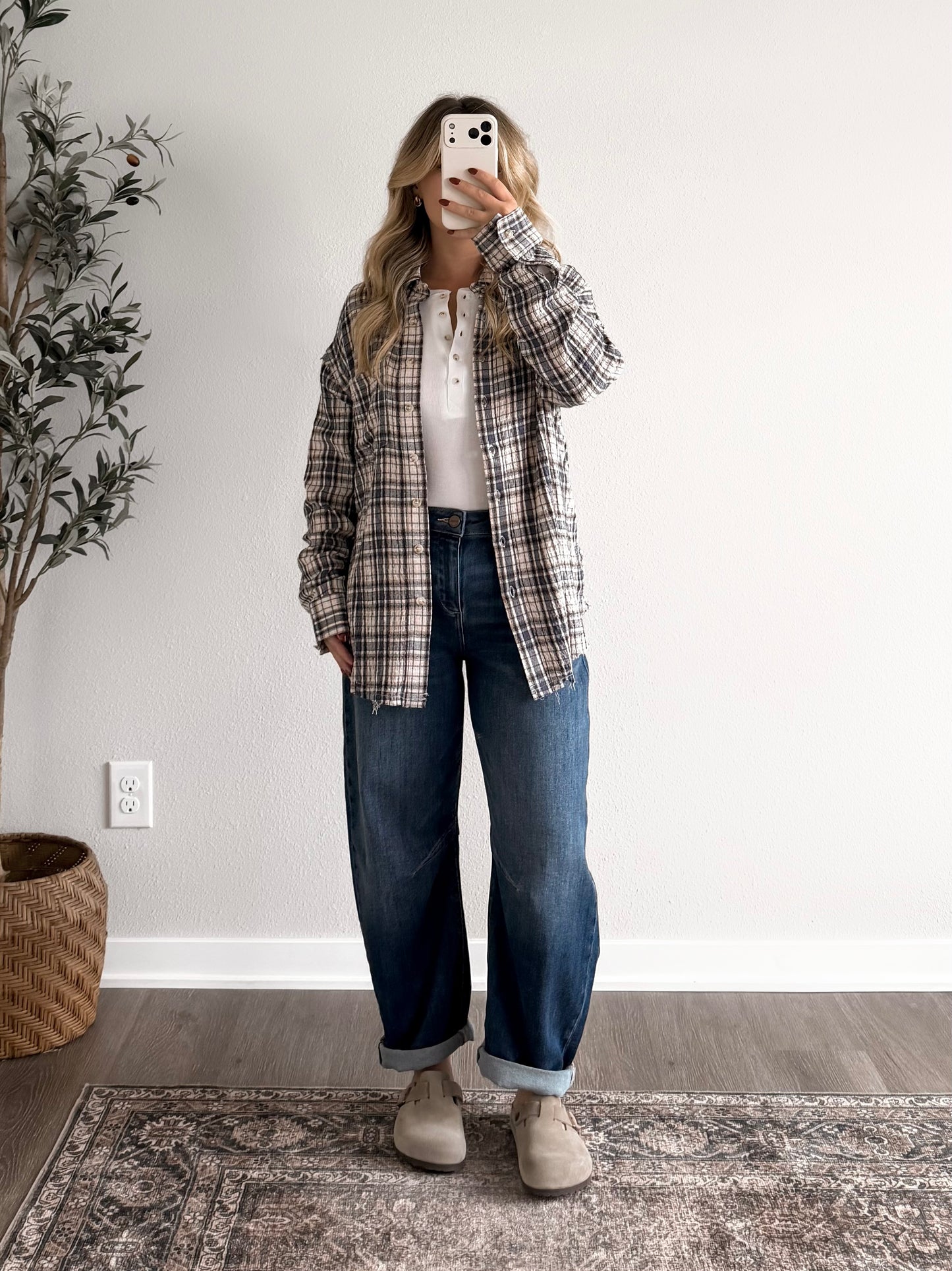 Creekside Plaid Button Down Flannel