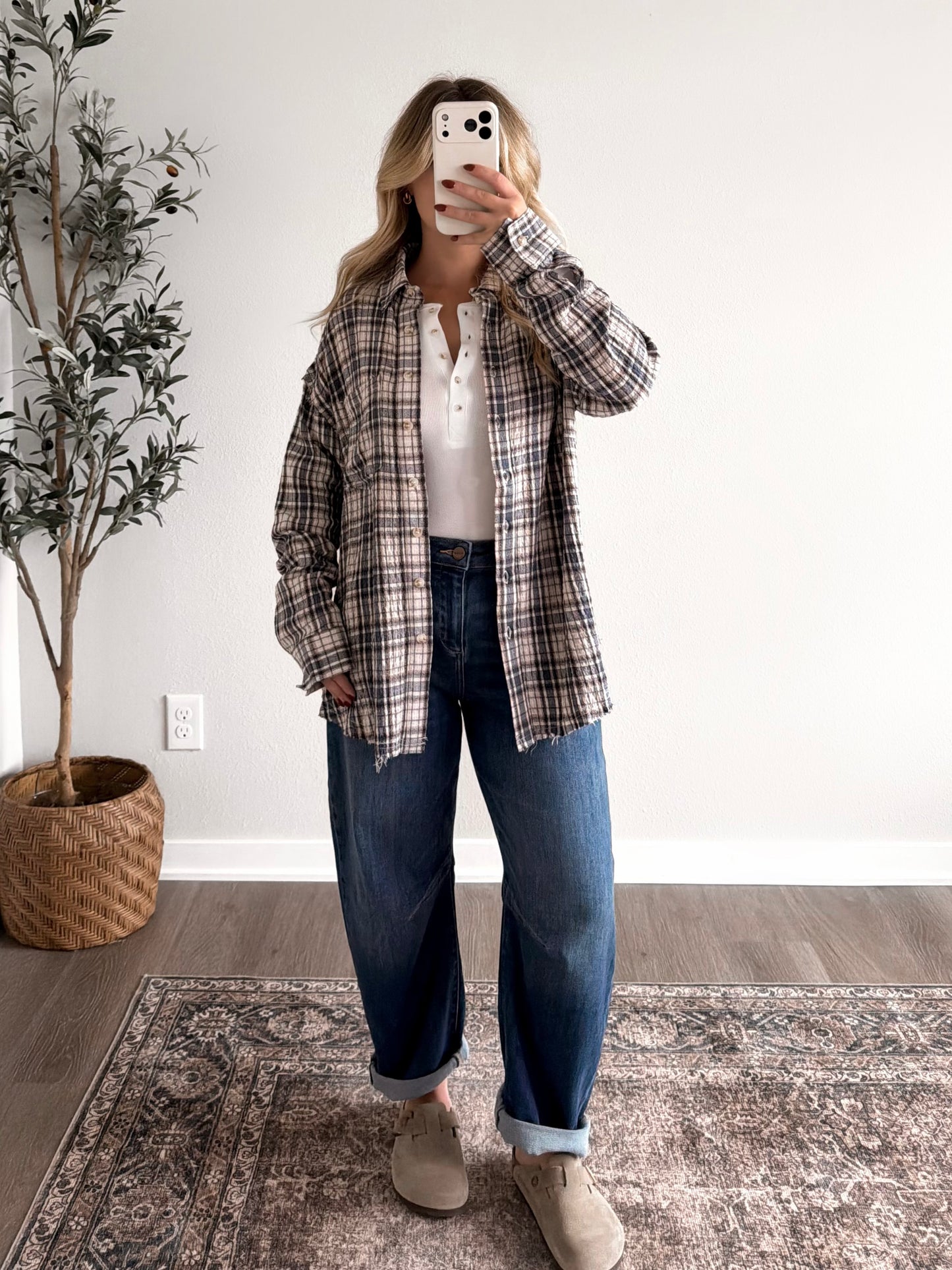 Creekside Plaid Button Down Flannel