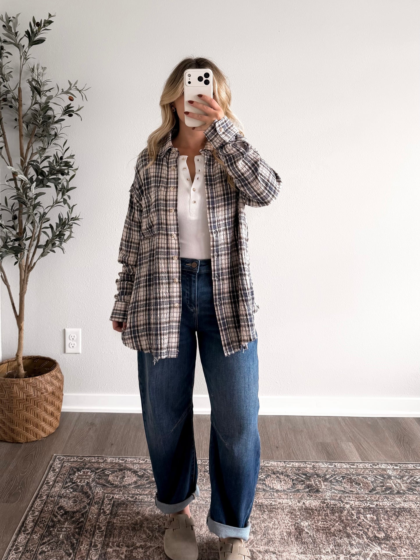 Creekside Plaid Button Down Flannel