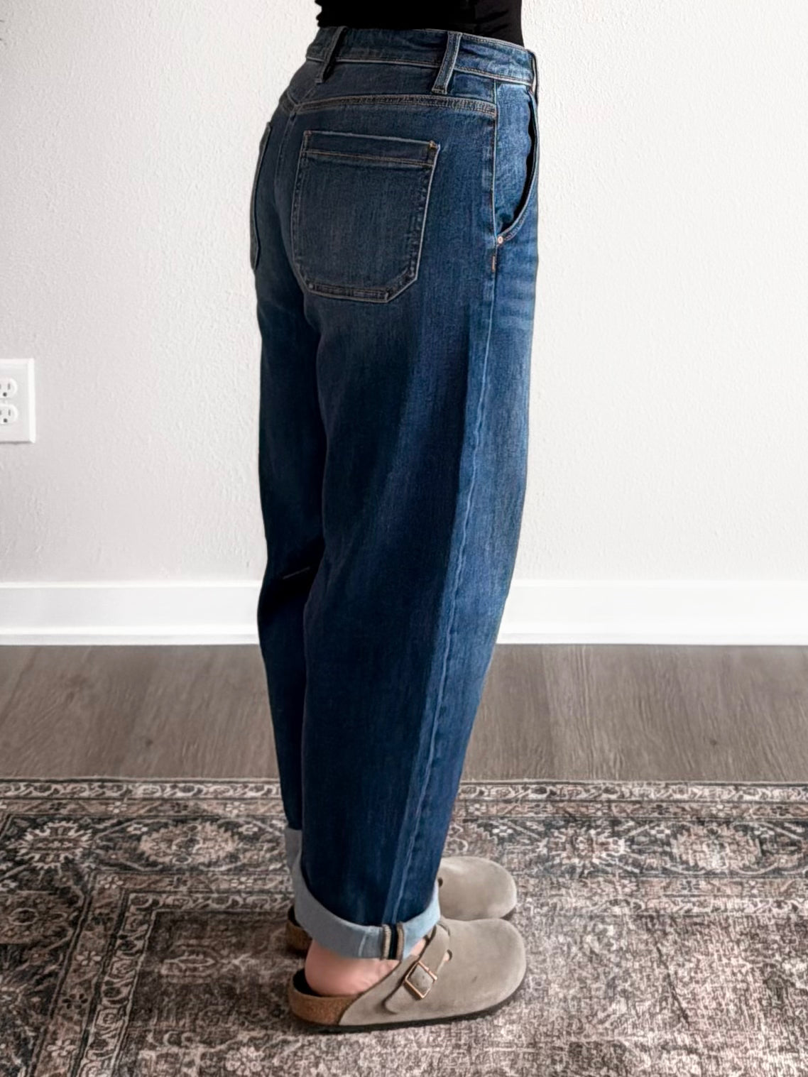 Jovie High Rise Barrel Jean