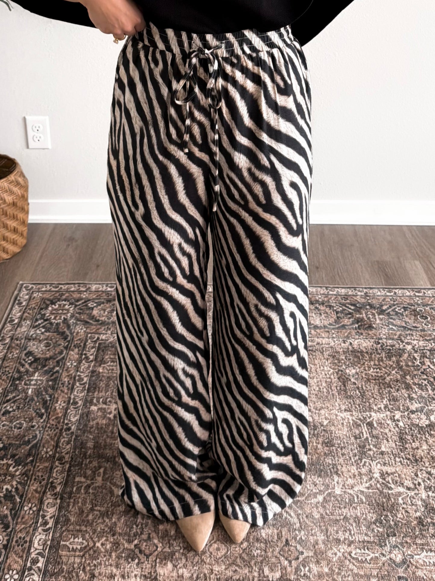 Zebra Era Wide Leg Pants