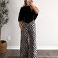 Zebra Era Wide Leg Pants