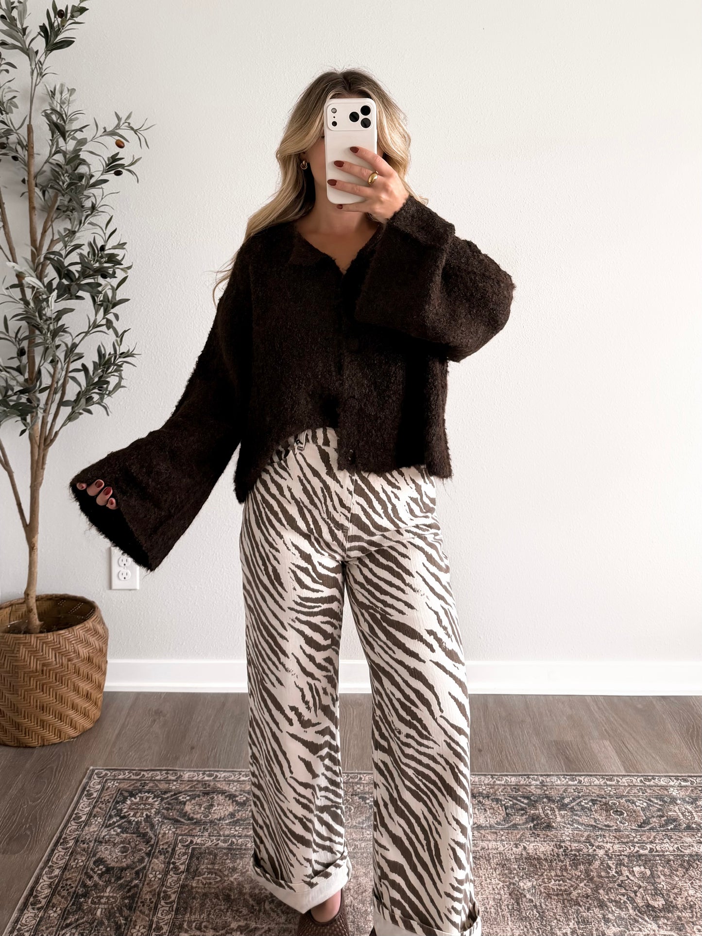 Dark Roast Knit Cardigan