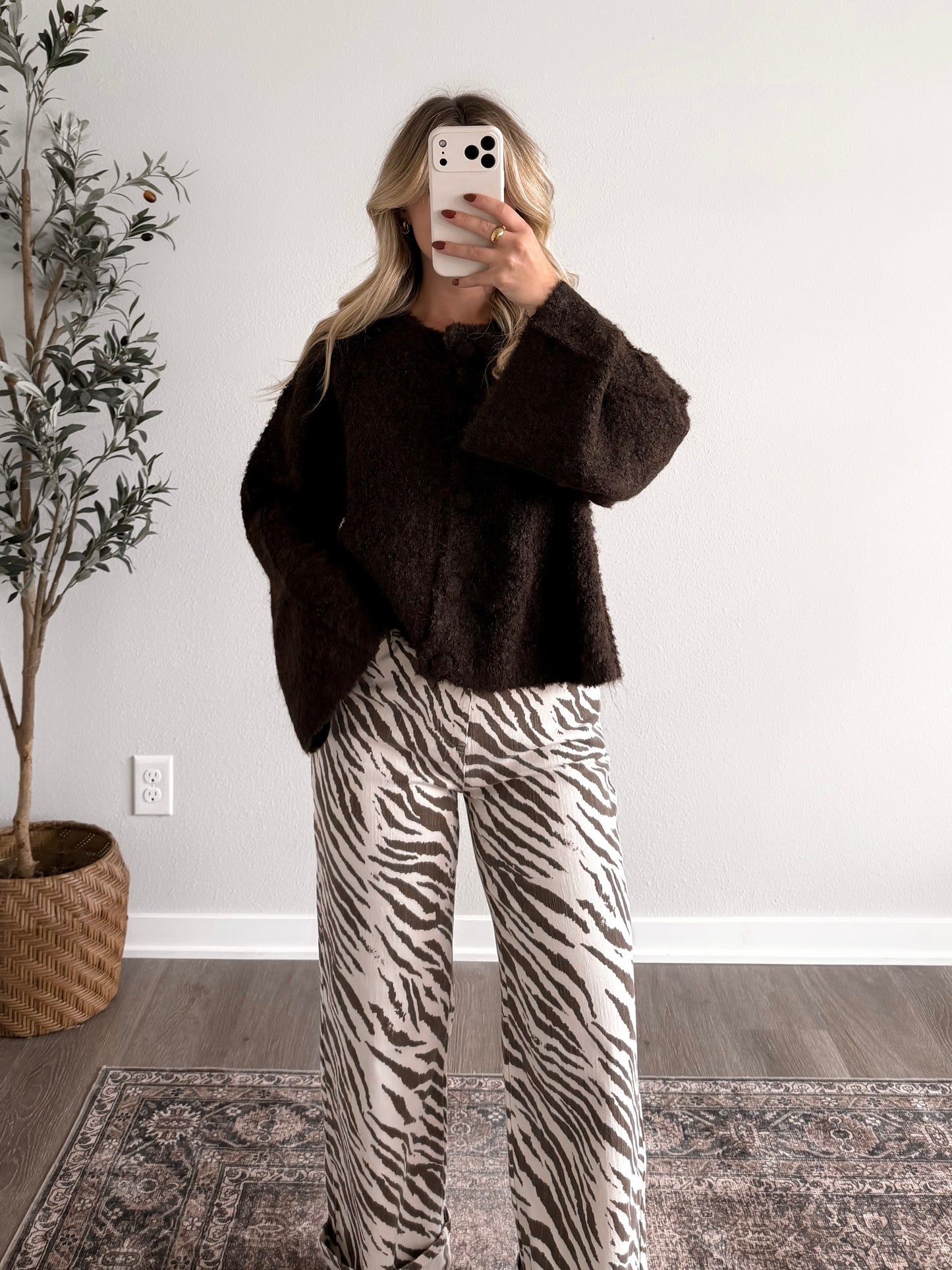 Dark Roast Knit Cardigan