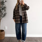 Walnut Plaid Button Down Flannel