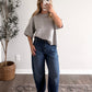 Avery Knit Sweater / Grey
