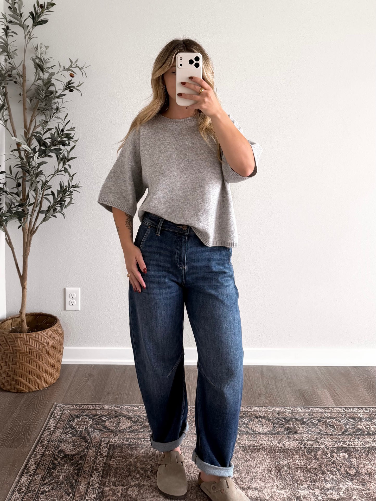 Avery Knit Sweater / Grey
