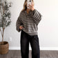 Fall Break Stripe Henley Sweater
