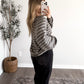 Fall Break Stripe Henley Sweater