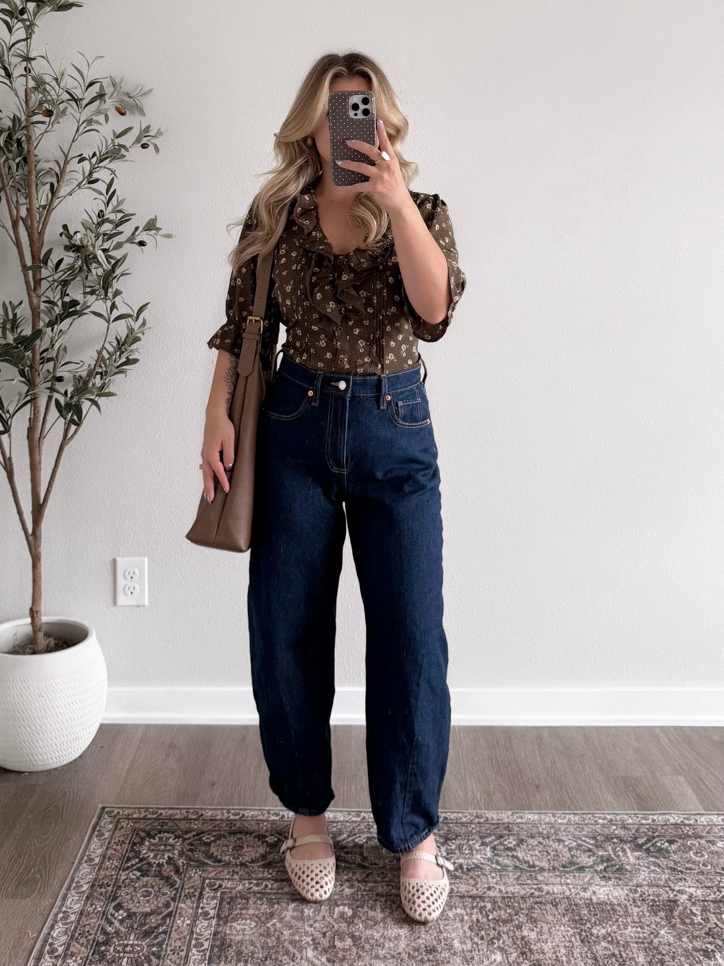 Farmhouse Floral Blouse