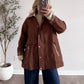Harvest Collared Barn Jacket / Brown